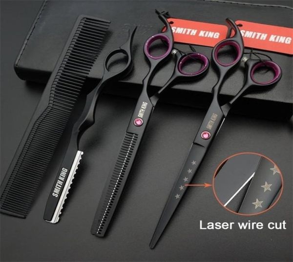 

scissors shears professional hairdressing scissors 55" 6" 7" wire cutting scissorsthinning scissors set barber shearskitscomb