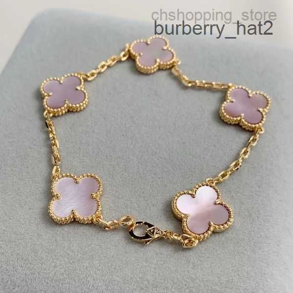 

designer bracelets 2023 van clover bracelet 18k gold love bangle pendant sparkling crystal diamond party jewelryzzl6, Golden;silver