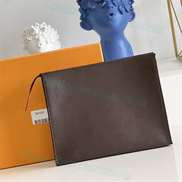 

classics luxury brand fine cow leather shoulders bag messenger poche toilette designer totes m47542 women cross body handbag clutch bags pur