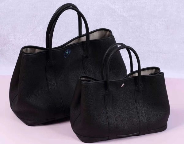 

highest quality classic garden party tote bag bag hand sewn wax thread ntogo original leather rp9o