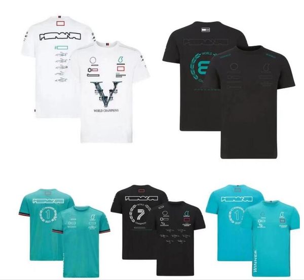 

new stylef1 racing car t-shirt team short-sleeved shirt with the same customization