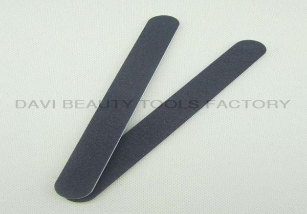 

emery board 50pcslot straight black round nail file for nail art sc0311014988133