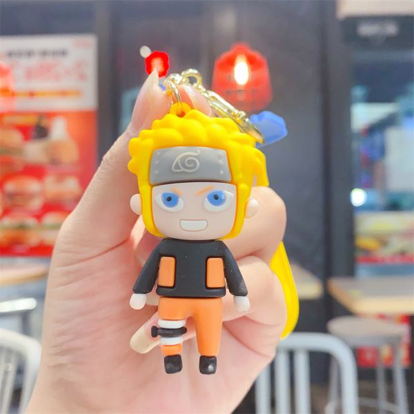 

fashion blogger designer jewelry cartoon cute ninja drop glue keychain bag pendant mobile phone keychains lanyards keyrings wholesale ys121, Slivery;golden