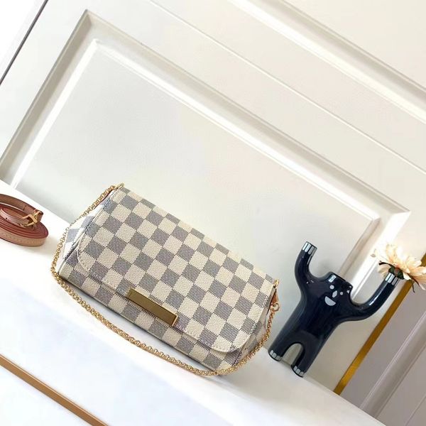 

n41277 new women's luxury plaid shoulder bag handbag