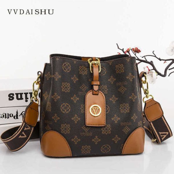 

luxury factory direct sales french presbyopia design bucket 2023 new fashion trend large capacity one shoulder crossbody women's bag