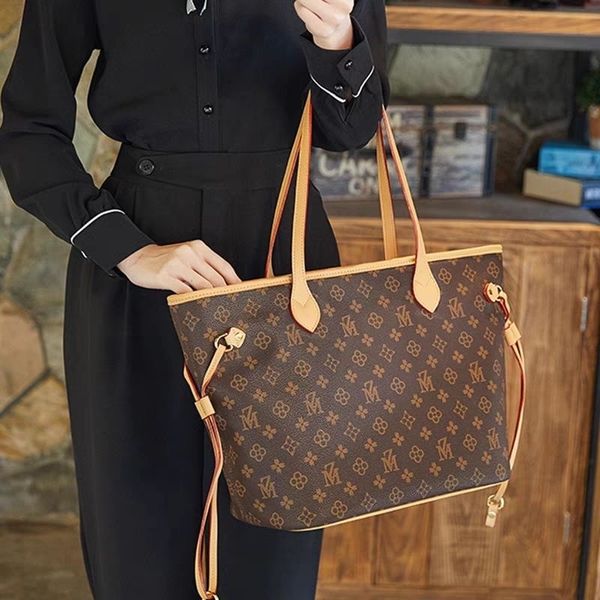 

2pcs set women handbag designer lady clutch purse retro shoulder bag