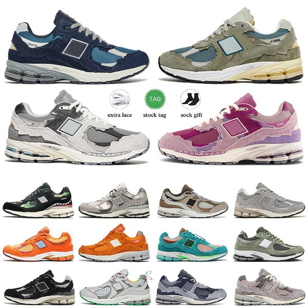 

fashion 2002r casual shoes sneakers designer mens womens og protection pack 2002 rain cloud phantom pink sea salt slate grey jogging walking