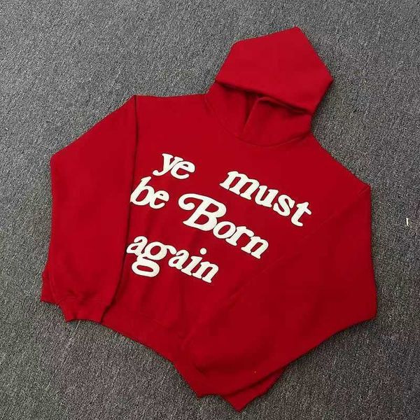 

fashion men hoodies cpfm ye must be born again letter printed hip hop sweatshirts 6 color hooded mens and womens sweatshirt hoodie felpe uom, Black