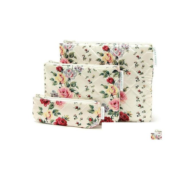 

cosmetic bags cases whole sale mz147 retro floral storage bag of special clearance drop delivery lage accessories dhm5k