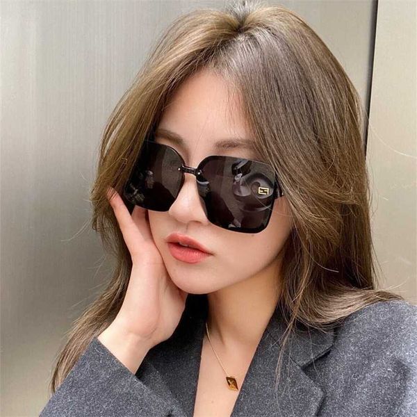 

56% off wholesale of sunglasses new polarized for women's personality large frame sunglasses popular on the internet star street eyegla, White;black