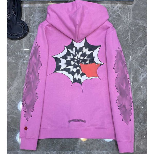 

classics men's luxury jackets hoodies brand ch sweatshirts designers zipper hooded sweater men women casual pullover sanskrit horseshoe, Black