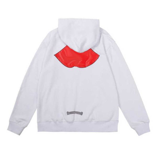 

classics luxury men's jackets hoodies brandch sweatshirts designers zipper hooded sweater men women casual pullover sanskrit horseshoe, Black