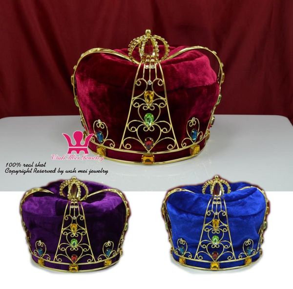 

crown tiara hat cap king queen cosplay hairwear prince princess fashion jewel party prom night clup show imperial state col8324781, White;golden