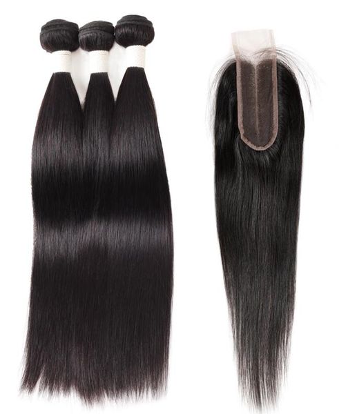 

ishow brazilian straight hair bundles 3pcs with 24 closure natural black human hair bundles with closure whole brazilian hair 2722551