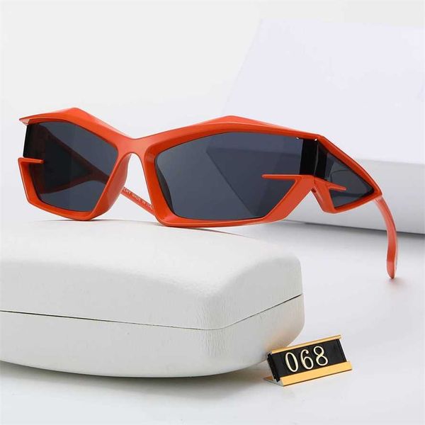 

56% off wholesale of new one-piece fashion y2k sunglasses female sunglasses male millennium ins style, White;black
