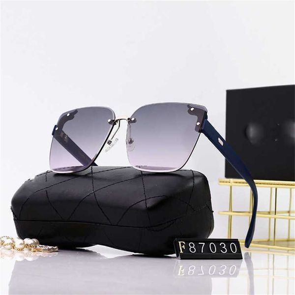 

56% off wholesale of sunglasses new fashion frameless butterfly shaped metal wave cut edge polished ocean lens women's sunglasses, White;black