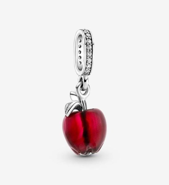 

100 925 sterling silver murano glass red apple dangle charms fit original european charm bracelet fashion women wedding engagemen5218152, Bronze;silver