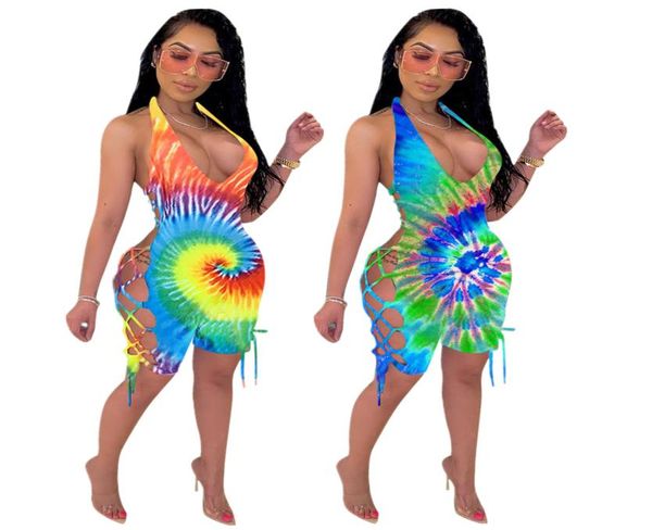 

women summer rainbow bodysuits rompers fashion streetwear onesies apparel one piece jumpsuits swimsuits clothes sets 4052503, Black;white