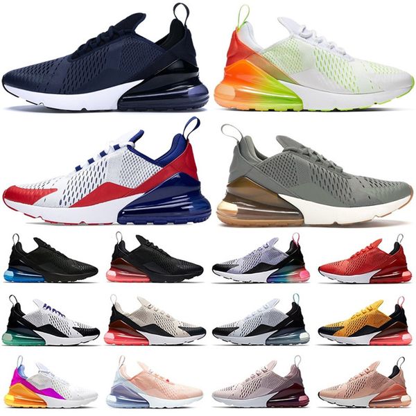 

sports 270 270s running shoes light bone triple black white p blue total orange habanero red university gold filipino easter mens womens cas