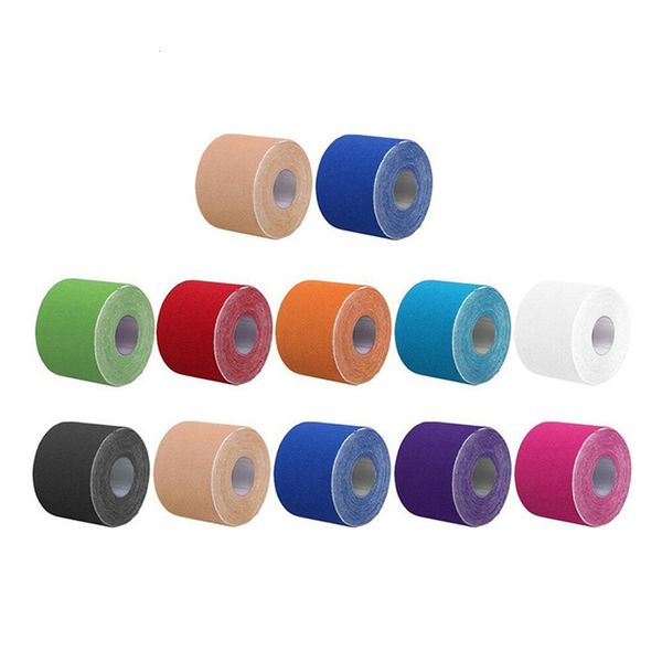 

leg shaper 12 rolls elastic band portable sports tapes atheltic wrist kinesiology nonwoven fabric muscle relaxing athletic fitness 230729