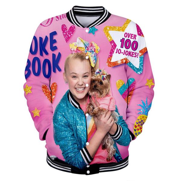 

anime jojo siwa 3d print baseball jacket women men bomber jacket streetwear hip hop casual tracksuit harajuku sweatshirts hoodie1707358, Black