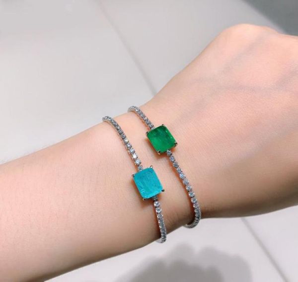 

net red small fresh korean fashion simulation emerald imitation palaiba bracelet ir3051879995808180, Golden;silver