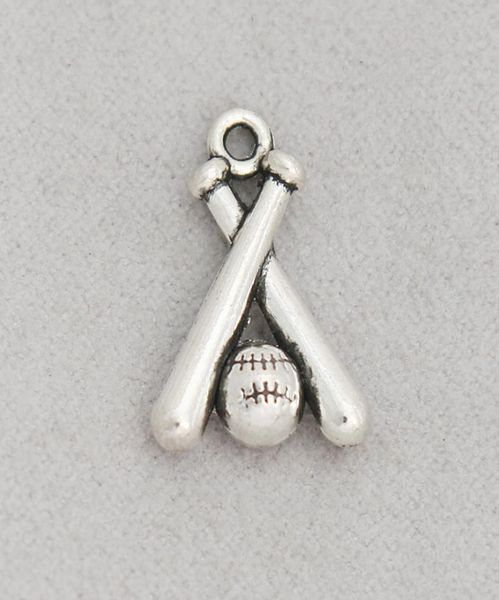 

whole antique silver plating alloy baseball charms for expandable bangles sport ball charms for bangles aac5247022275, Bronze;silver