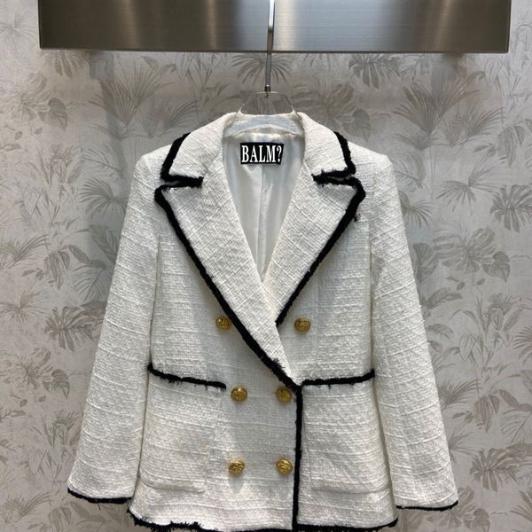 

womens designer suits clothes blazers jackets balm luxury designer woman jacket new released, White;black