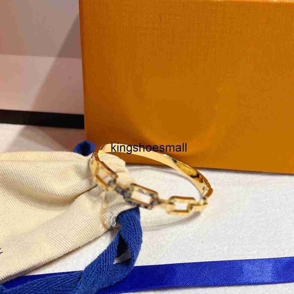 

luxury bracelets women gold bangle fashion designer l-letter print bracelet 18k gold plated 925 silver plated stainless steel bracelet women, Black