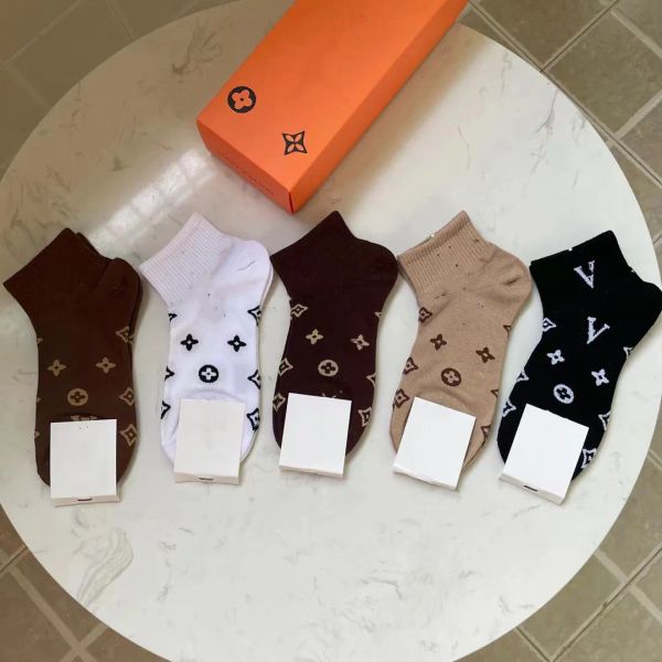 

2023s designer high-end socks for men and women designer socks classic letter ba comfortable breathable cotton fashion box., Black