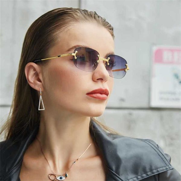 

52% off wholesale of sunglasses kajila fashion new frameless for women sunglasses, White;black