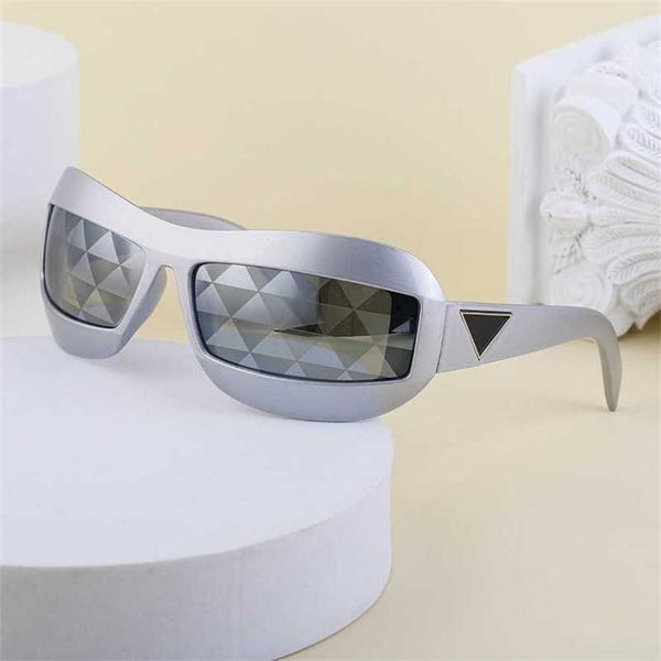 

50% off wholesale of sunglasses kajila new y2k colorful men's personalized windproof sunglasses women's trendy sports glassesric4, White;black