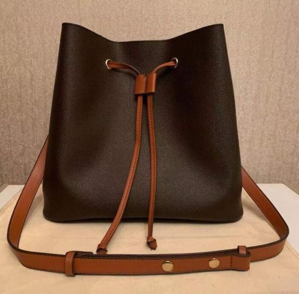 

drawstring designer bag tote bag luxurys handbags colored calfskin trim microfiber bonded lining gold metal trim string soft bucket interior