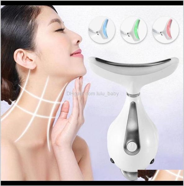 

3 colors facial masr pon therapy heating face wrinkle removal machine reduce double chin skin lifting 8hcut cleaning tools accesso2926039