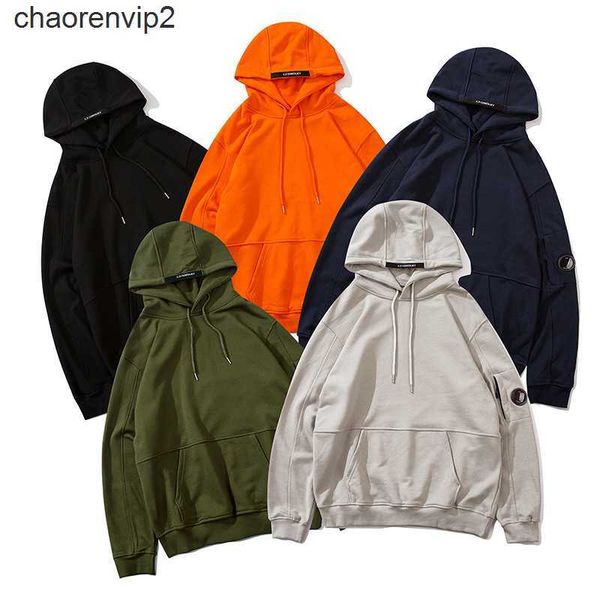 

men fashion cp casual loose oversized hoodie sweatshirt cotton hooded sweat shirt hip hop streetwear pull homme, Black