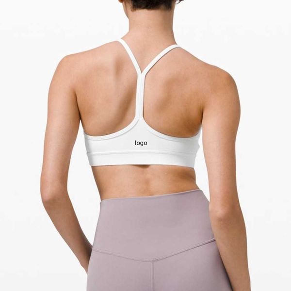 

ll-01 flow y women's built-in chest pad bra yoga fitness summer outdoor sports quick drying breathable women's top