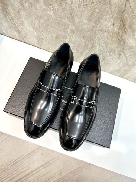 

5model 2024 new oxford shoes men brogues shoes slip-on bullock business wedding luxury designer dress shoes male formal shoes, Black
