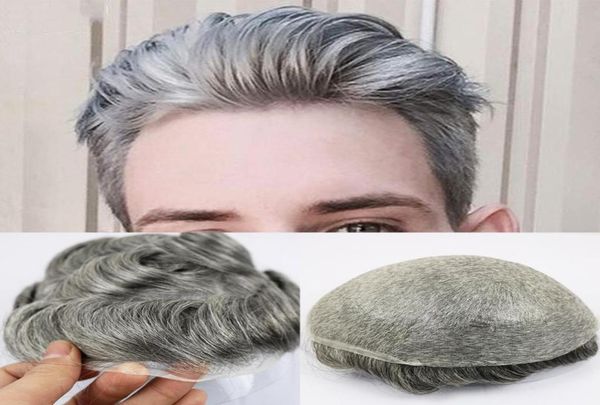 

2021 fashion leisure highend temperament reallife wig curly hairr men039s hair block natural color high end handwoven haiir9854235, Black