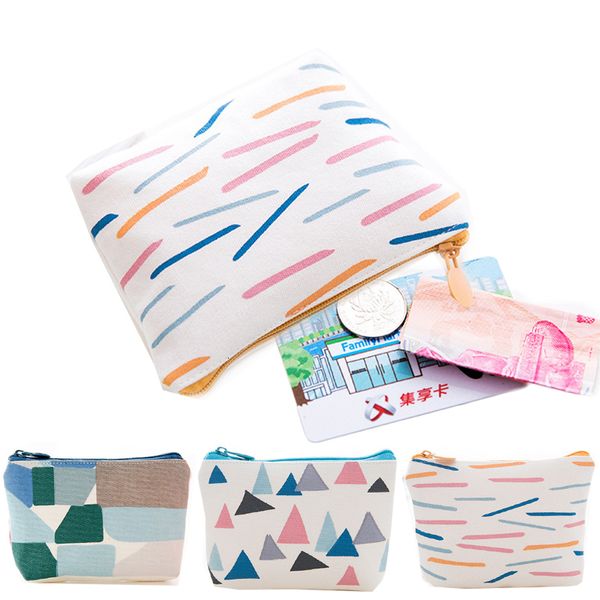 

handbags women coin wallet canvas 32 colours children wallet coins key eearphone access card girl coin money holder purse pouch bags 230729, Black