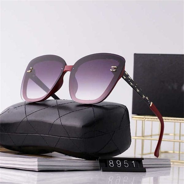 

52% off wholesale of sunglasses xiaoxiang new women's sunglasses ins wind box overseas glasses live broadcast, White;black