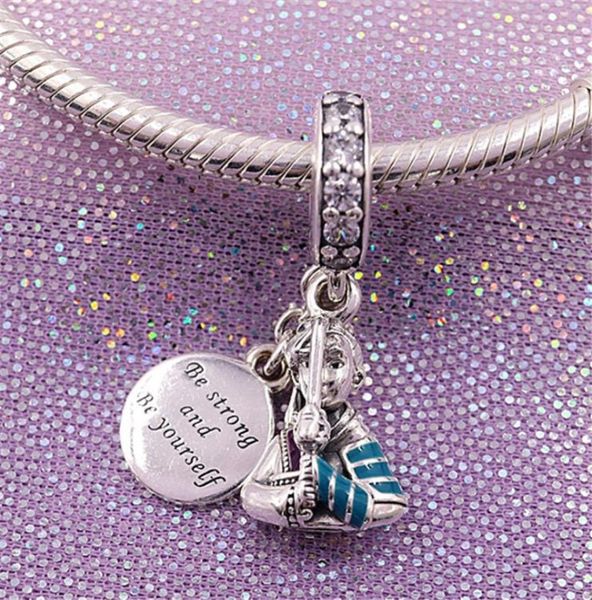 

2020 s925 sterling silver mulan enamel cz dangle charm bead fits european jewelry bracelets necklaces pendants79593238106357, Black