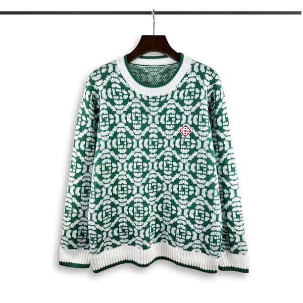 

mens hoodies designer sweater sweatshirts letter jacquard looseness long sleeve striped crew neck pullover jumper printed autumn and winter, White;black