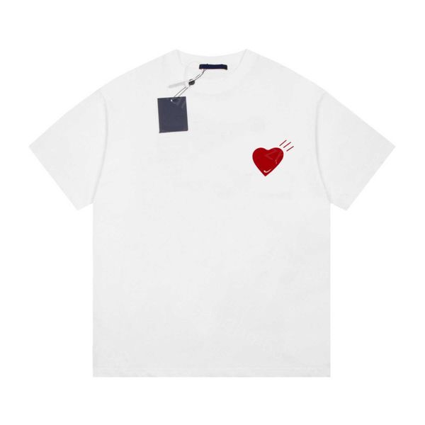 

23ss summer men clothes casual tshirt designer t shirt round neck pure cotton girls don't cry love printing short-sleeved t-shirt for m, White;black