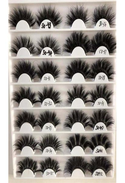 

25mm 5d eyelashes mink thick crisscross cruelty volume lash soft big dramatic full eye lashes makeup tool whole287f7307952