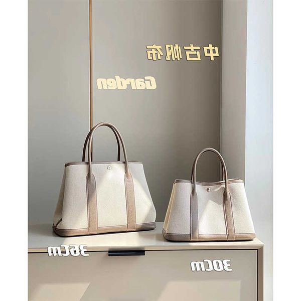 

highest quality classic garden party tote bag handmade wax thread bag bucket canvas collage togo cowhide party garden large xrsg jvf4