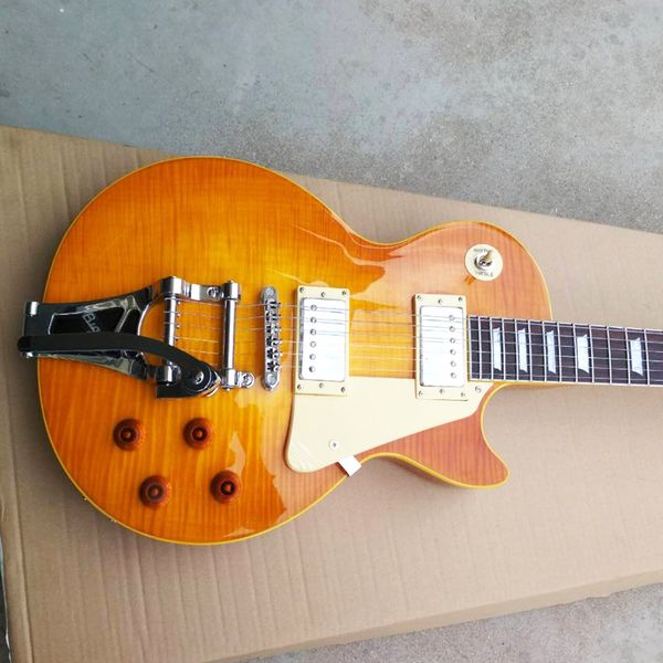 

custom shop 59 lp standard vintage sunburst solid mahogany electric guitar