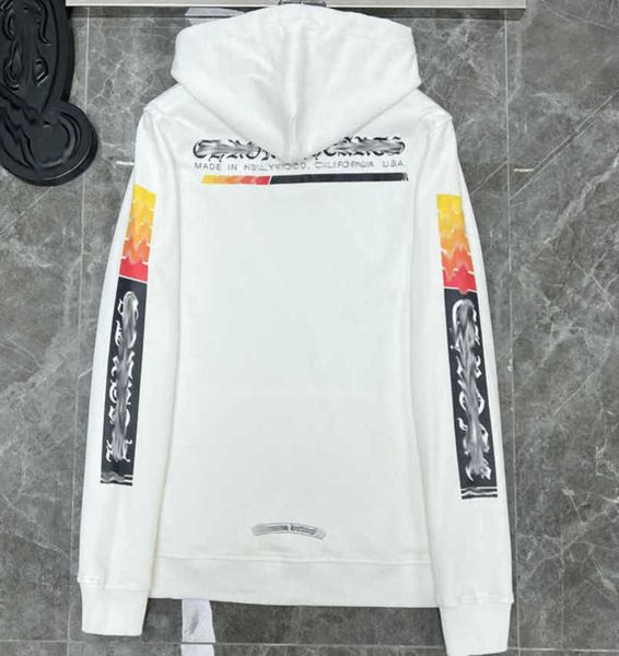

fashion sweatshirts men's luxury jackets brandch hoodies zipper hooded men women designers sanskrit horseshoe cross pullover sweater ho, Black;brown