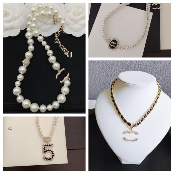 

necklace designer womens necklace advanced version france trendy necklace c letter graphic fashion pearl necklace coach channel necklaces 21, Silver