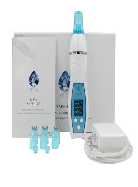 

new style lcd display microdermabrasion machine blackhead removal skin peel diamond dermabrasion facial massage 4800686