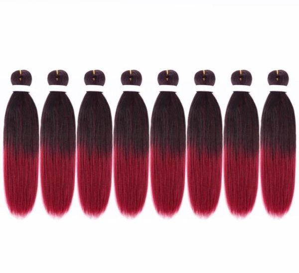 

braiding hair pre stretched ez braid low temperature synthetic fiber hair extension crochet braids professional itch br14863804746800, Black